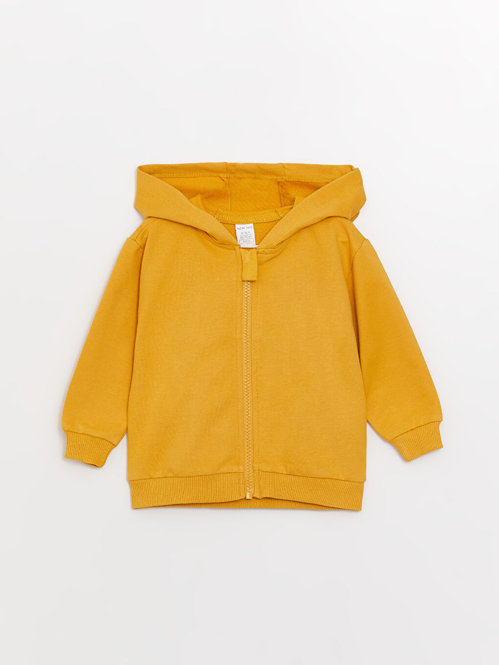Hooded Long Sleeve Baby Girls' Zippered Sweatshirt