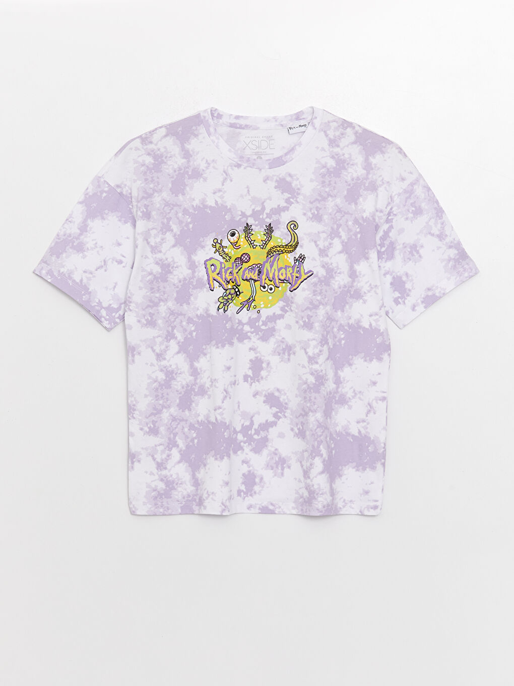 Crew Neck Short Sleeve Rick and Morty Printed Jersey Men's T-Shirt-5