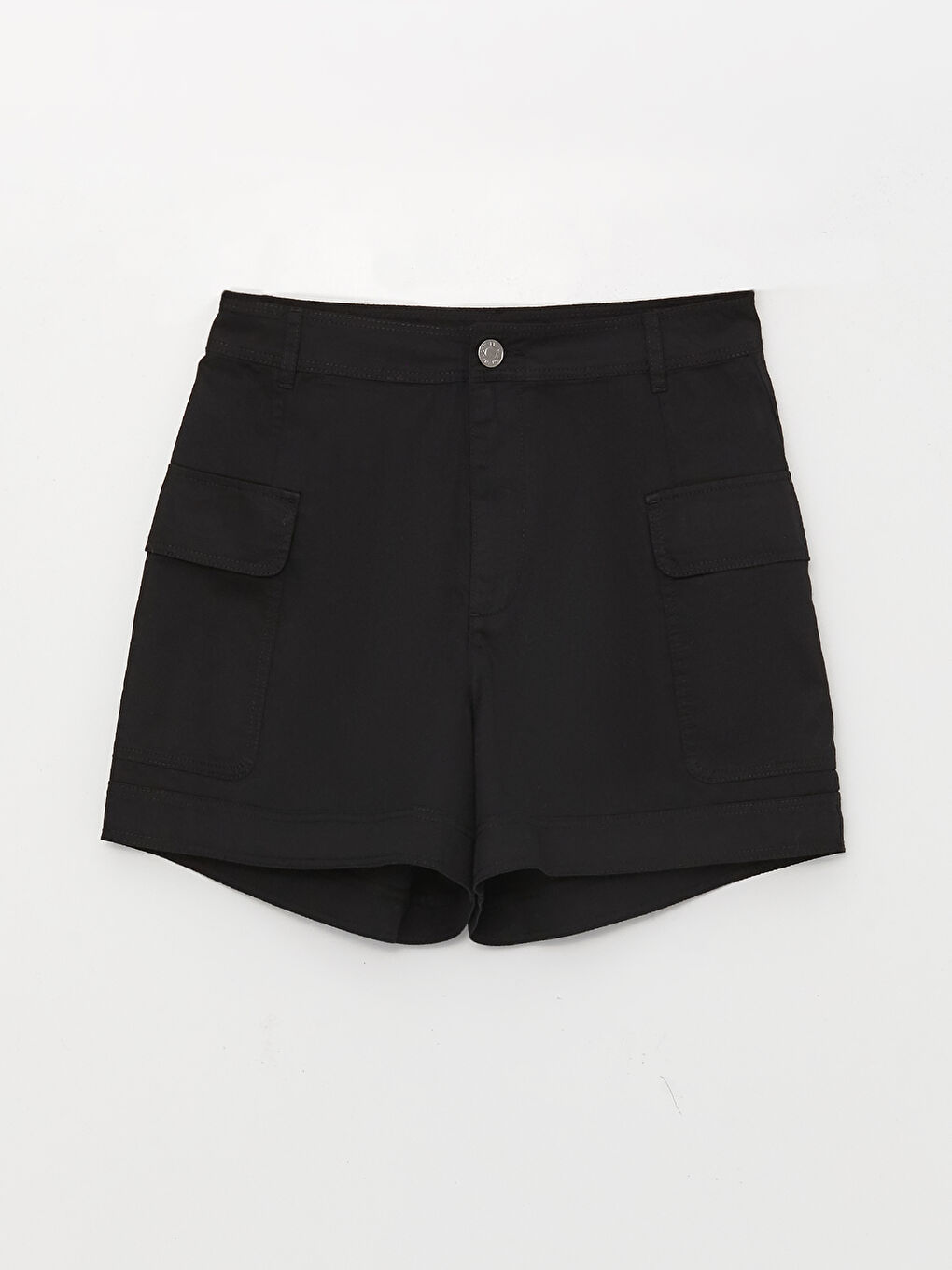 LCW Vision Standart Fit Düz Gabardin Kadın Şort -S3HH71Z8-CVL