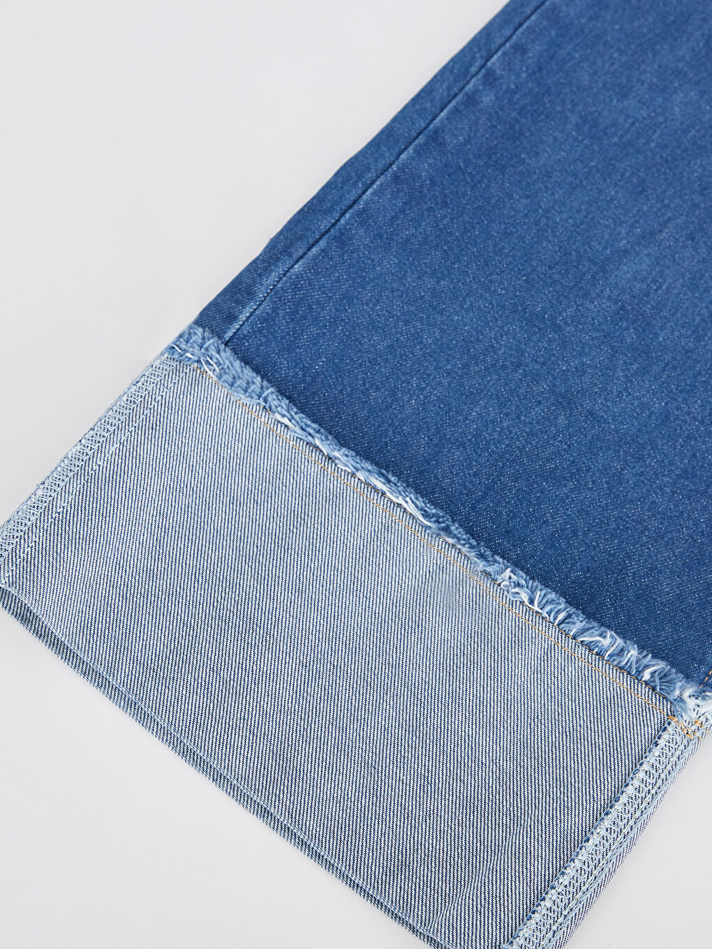 LCW baby Weit Geschnittene Bestickte Jeans Für Damen Mutter-Tochter-Kombination -S3HH74Z8-UBM