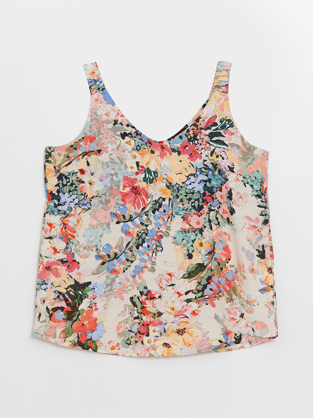 V Neck Floral Print Women's Camisole-5
