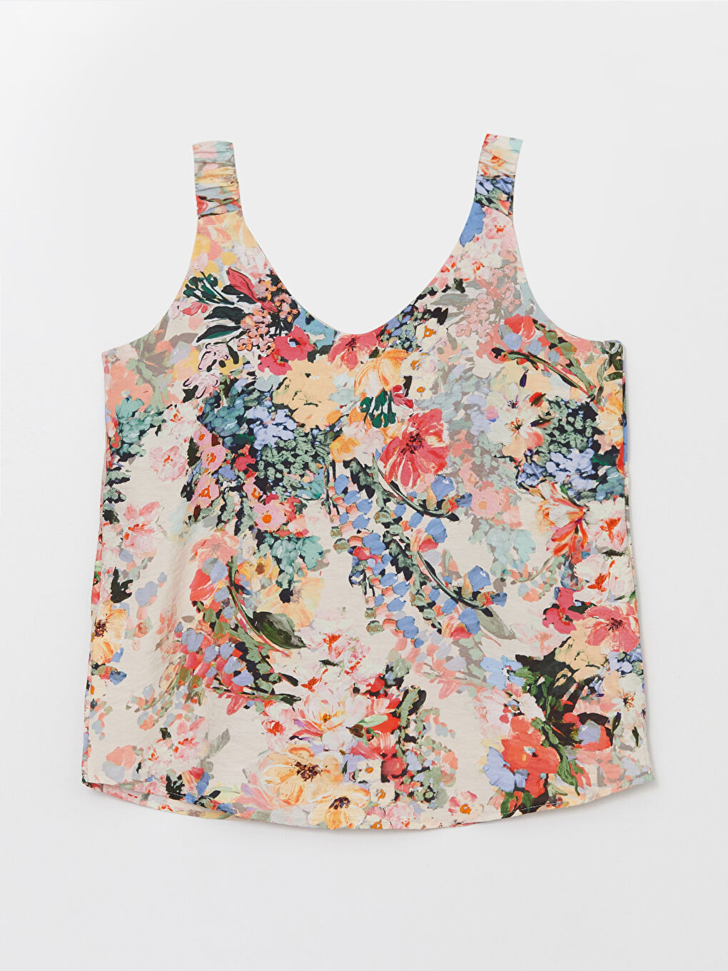V Neck Floral Print Women's Camisole-6