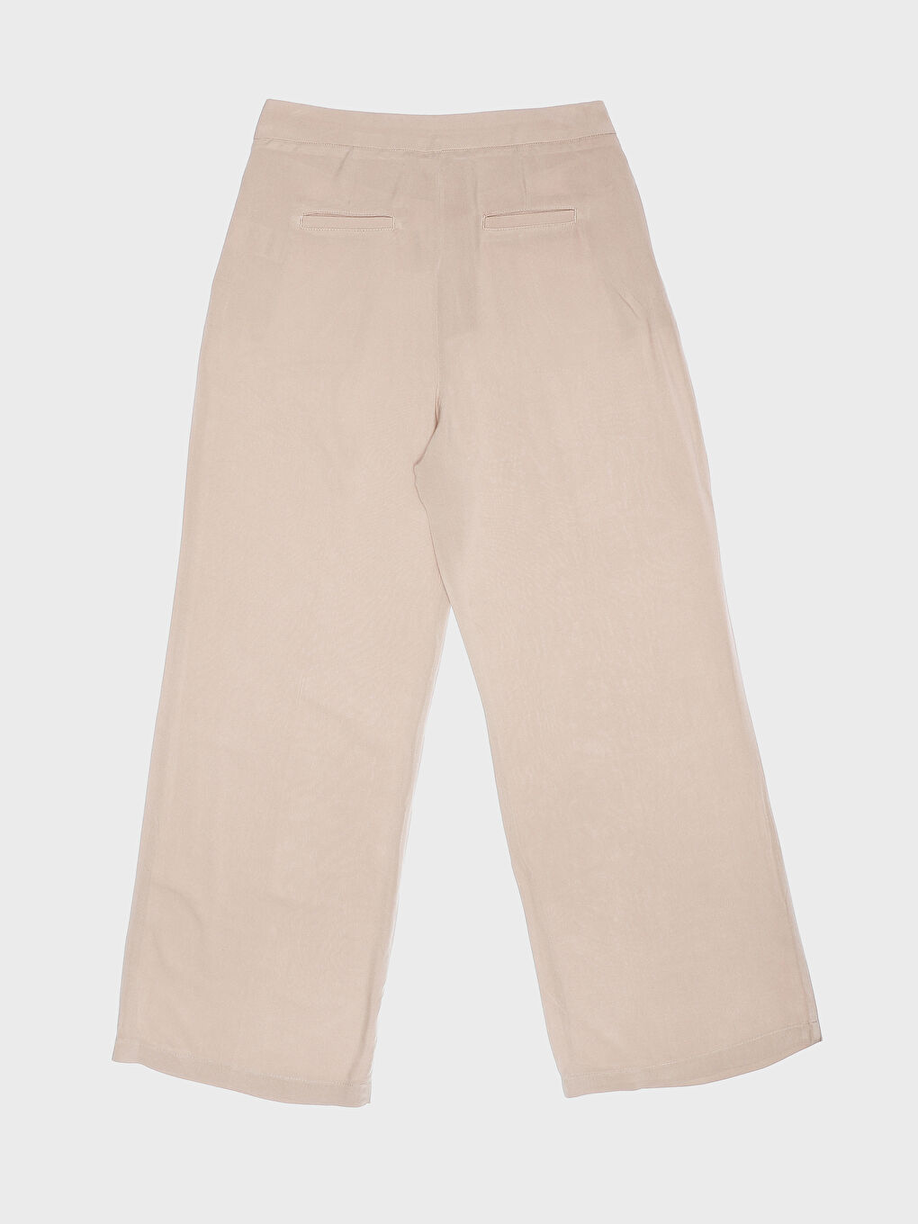 Wide Fit Pocket Detailed Palazzo Women's Trousers-1