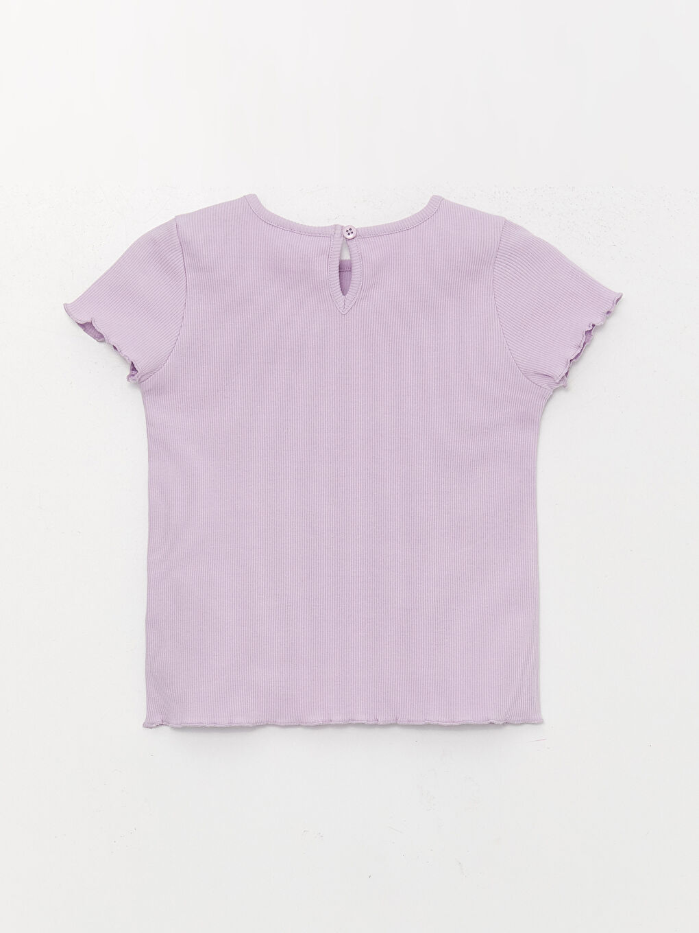 Футболка с круглым вырезом и коротким рукавом с принтом Минни Маус для малышек девочек-1