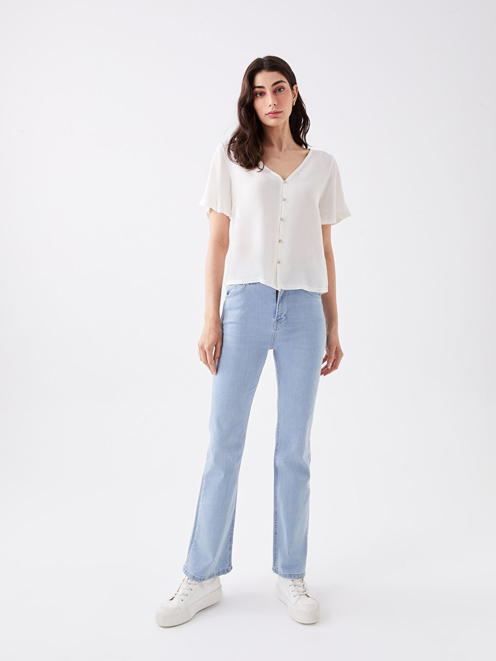 LCW Jeans Γυναικείο τζιν Mars Flare -S3HI60Z8-311