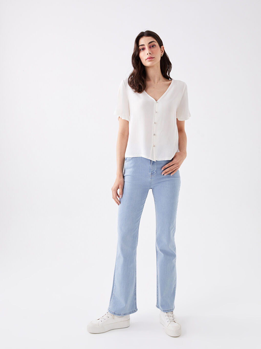 LCW Jeans Γυναικείο τζιν Mars Flare -S3HI60Z8-311