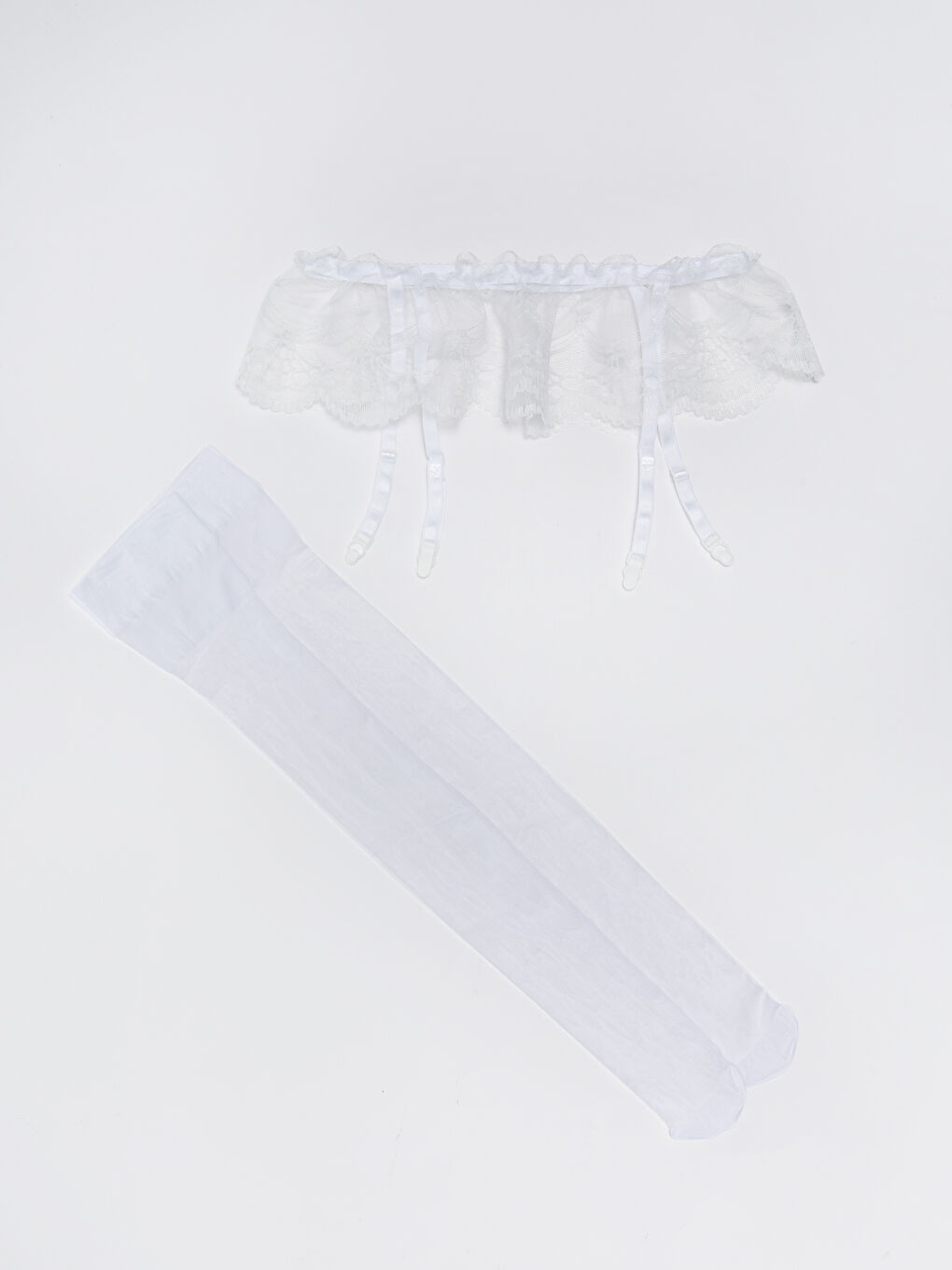Women's Bride Garter Belt and Garter Stocking Set -S3HI99Z8-J5E