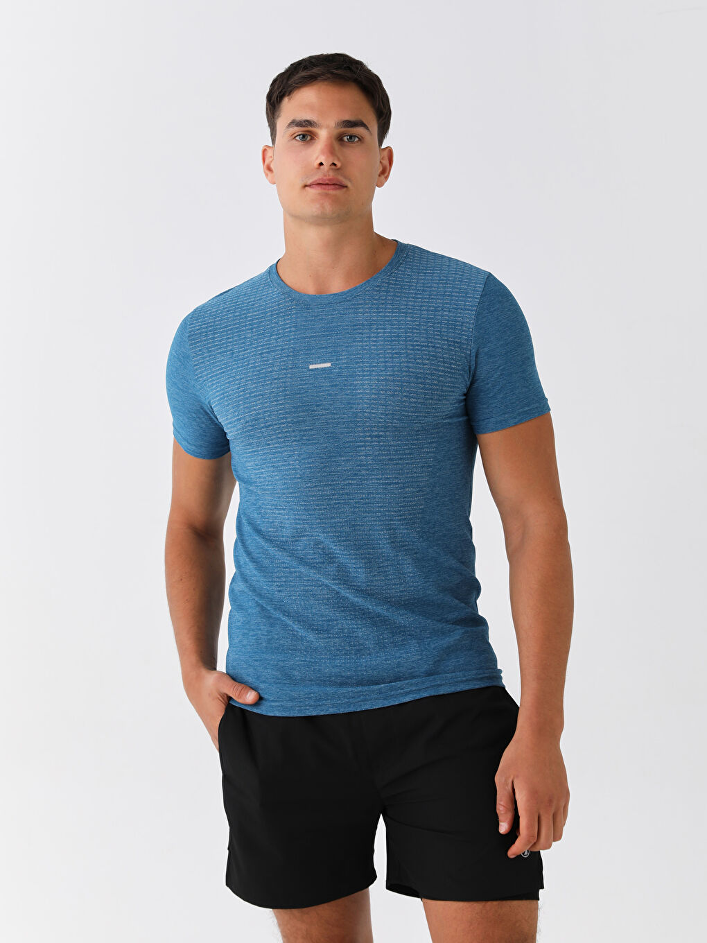 XSIDE ACTIVE Crew Neck Short Sleeve Men's Sports T-Shirt -S3HJ11Z8-HQX