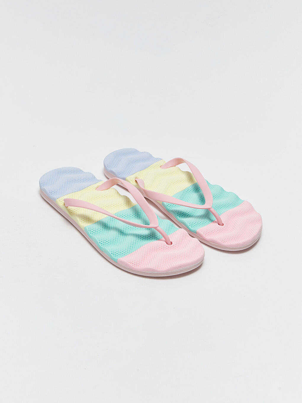 LCW STEPS Color Block Women's Flip Flops Beach Slippers -S3HJ33Z8-F9C
