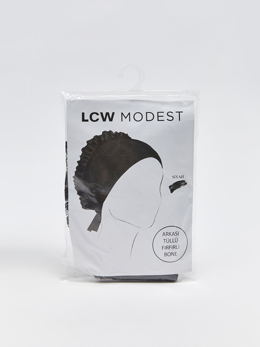LCW Modest Women's Back Tulle Frilly Bonnet -S3HJ36Z8-RQL