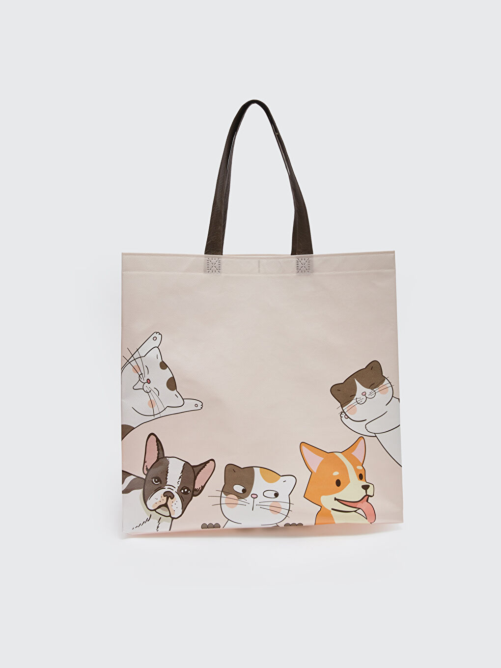 Karışık Baskılı Alışveriş Çantası