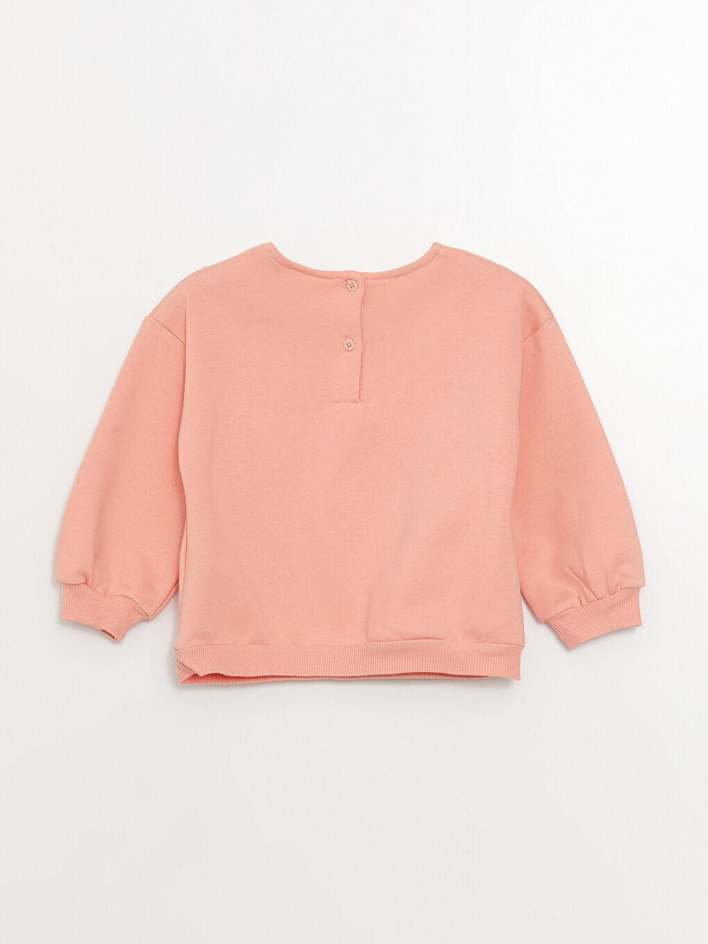 Бебе жағалы ұзын жеңді минни маус принтті қыз балаға арналған свитшот-2