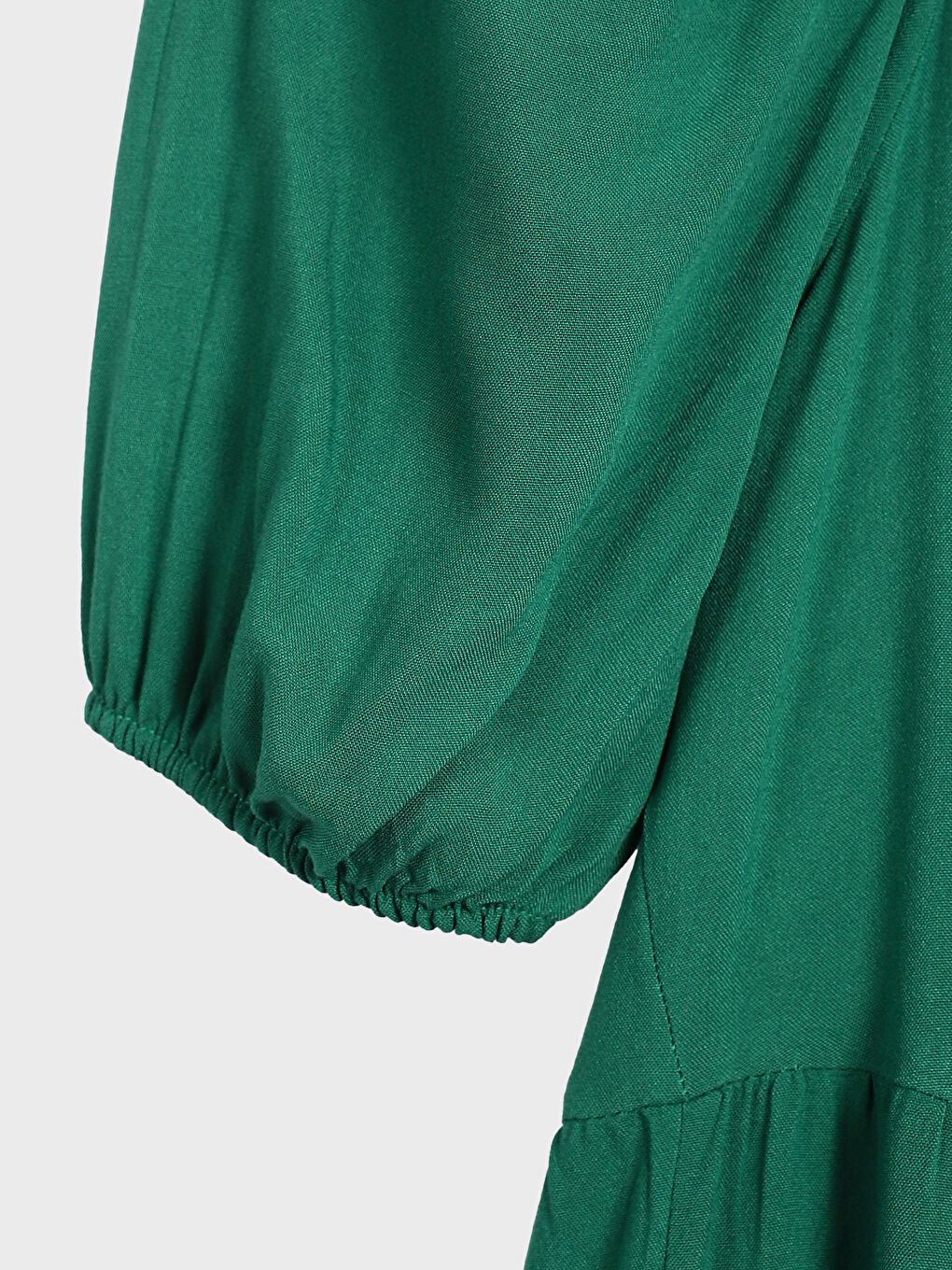 Square Collar Straight Short Sleeve A-Line Women's Dress-3