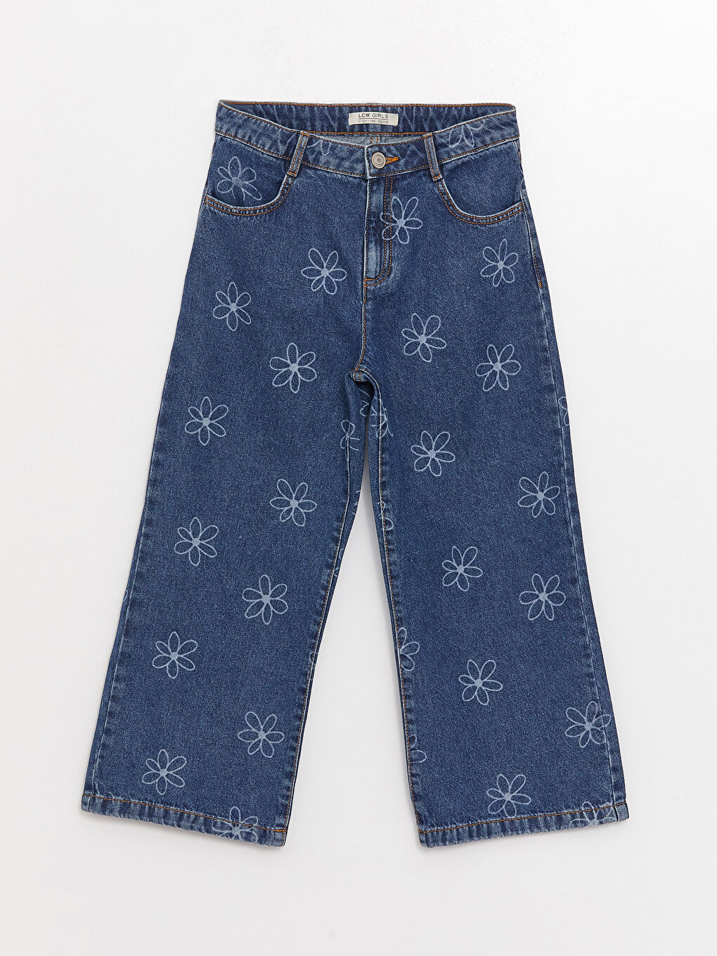 LC Waikiki Printed Girl Jean Capri -S3HJ98Z4-H45