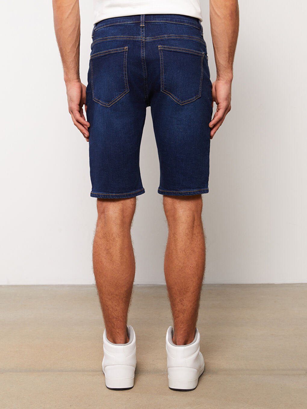LCW Jeans Екстра Слим Фит Къси Дънкови Панталони за Мъже -S3HK24Z8-309