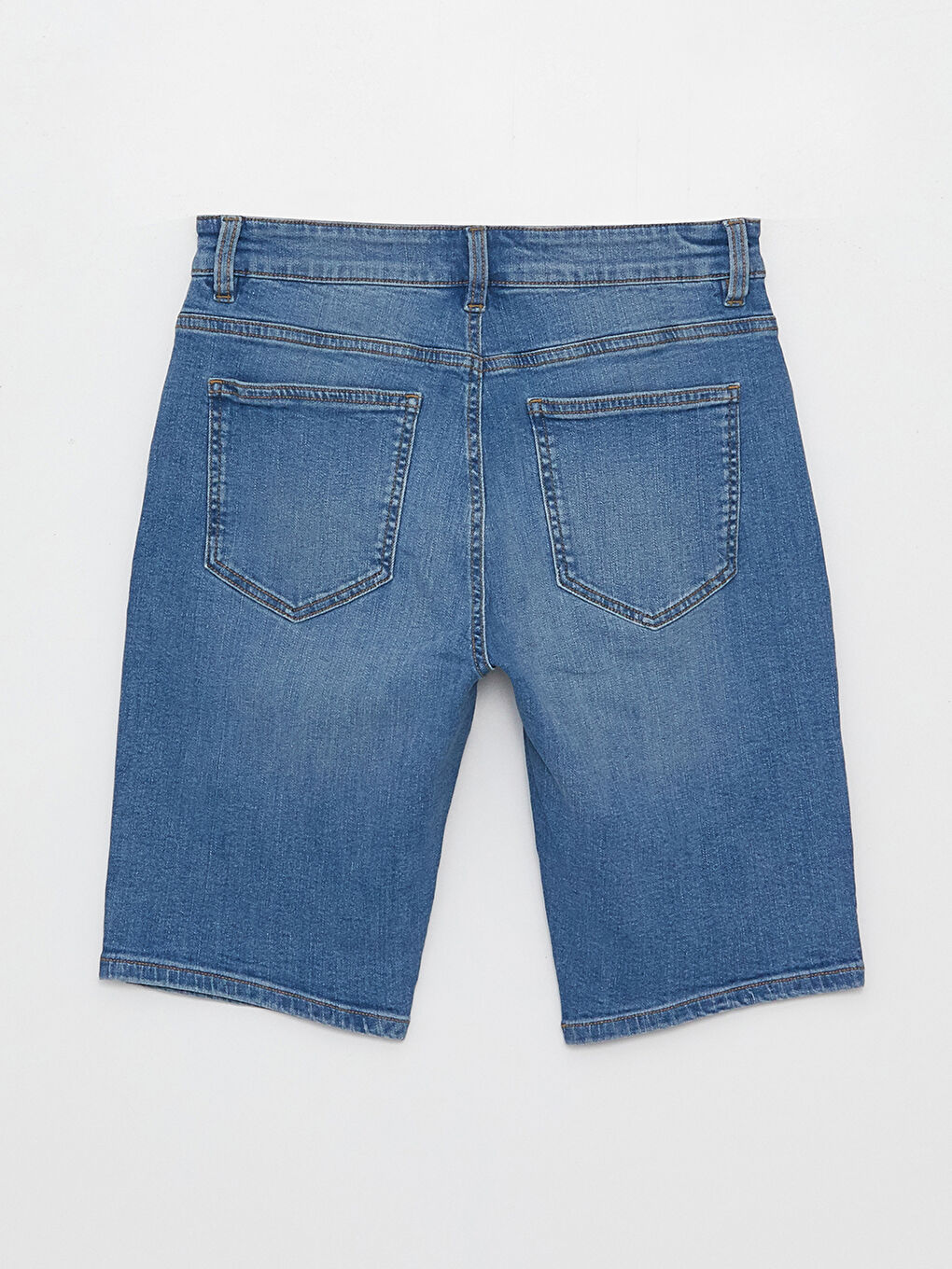 Extra Slim Fit Men's Denim Shorts-6