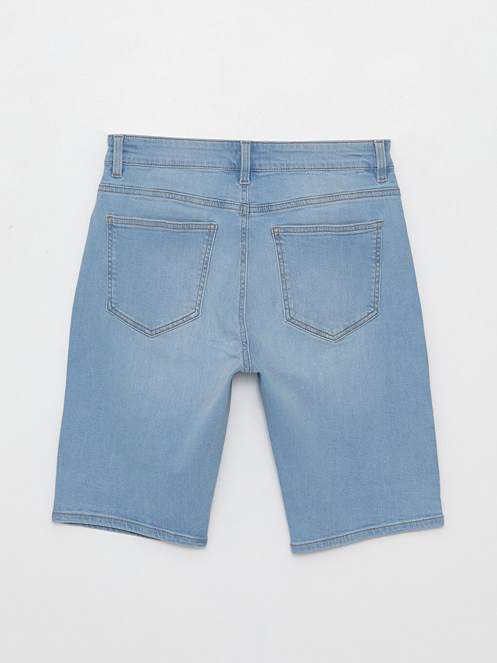 Extra Slim Fit Men's Denim Shorts-6