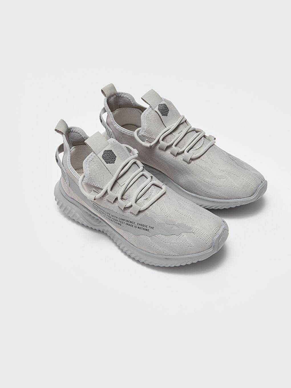 Gri Bağcıklı Erkek Spor Ayakkabı