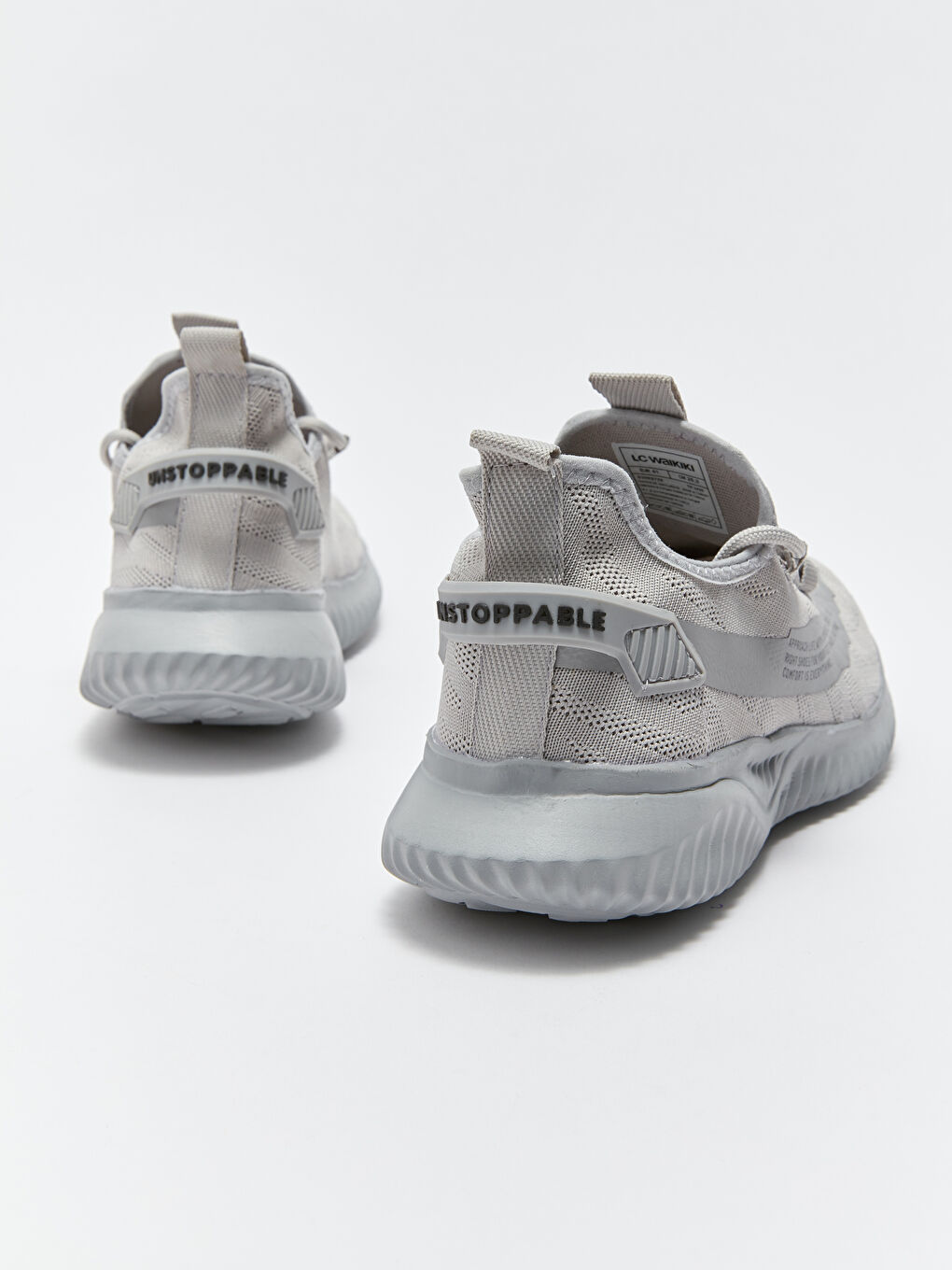 Gri Bağcıklı Erkek Spor Ayakkabı-4