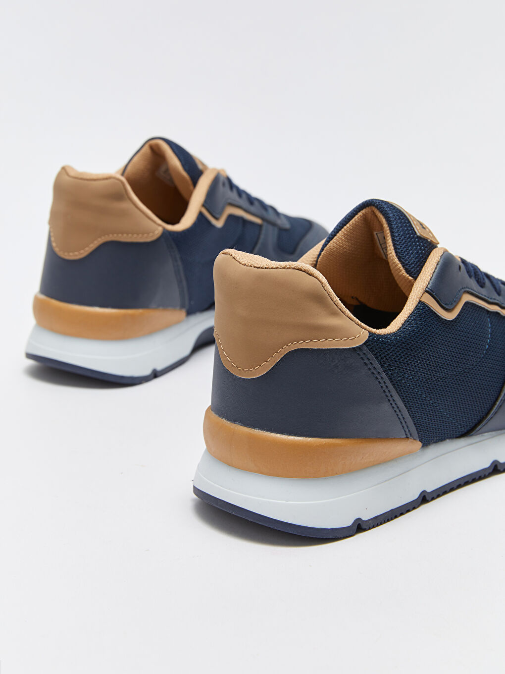 Lacivert Bağcıklı Erkek Spor Ayakkabı-4