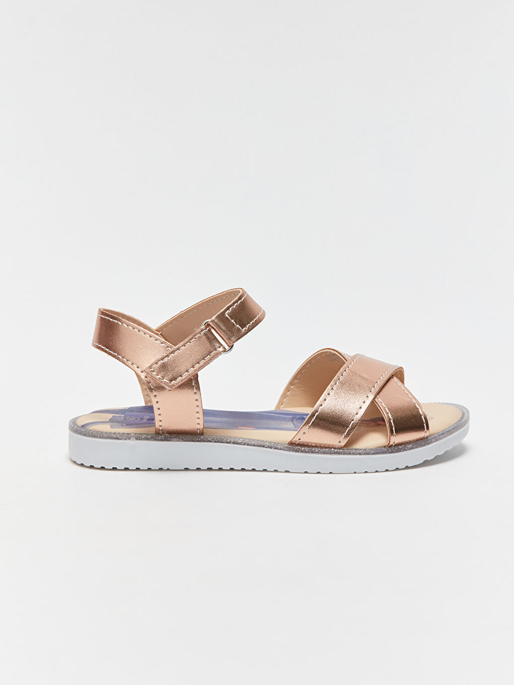Frozen Printed Cross Band Girls' Sandals-1