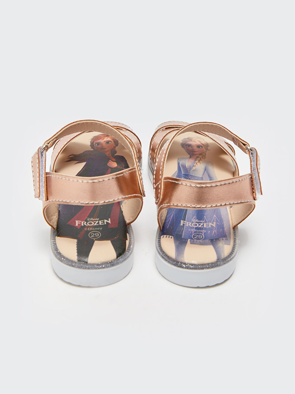 Frozen Printed Cross Band Girls' Sandals-2