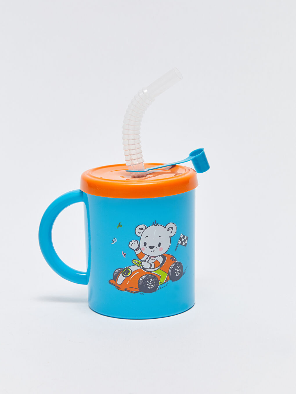 Karışık Baskılı Unisex Bebek Pipetli Bardak-2