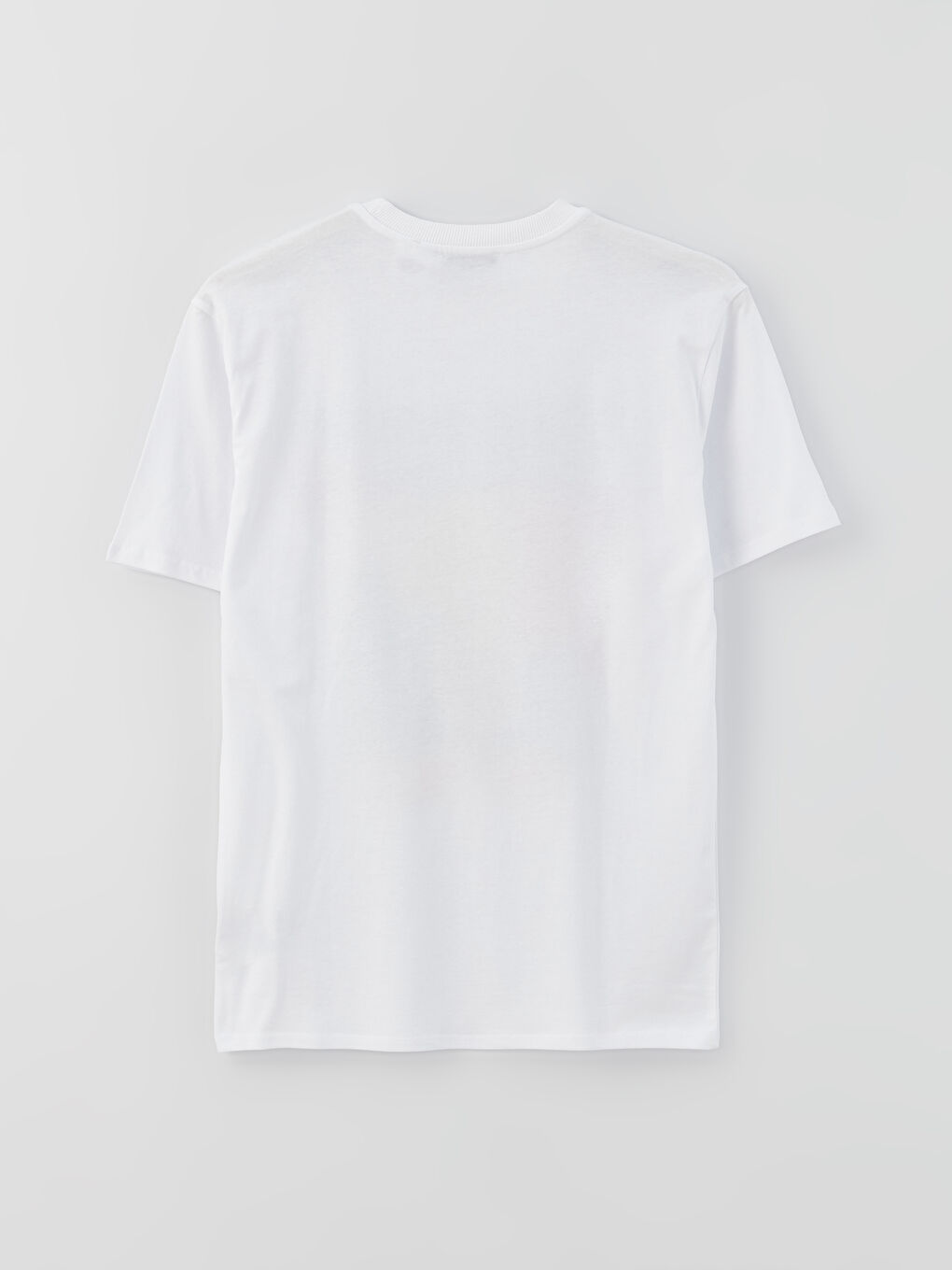 Beyaz Bisiklet Yaka Tweety Baskılı Oversize Kadın Tişört-6