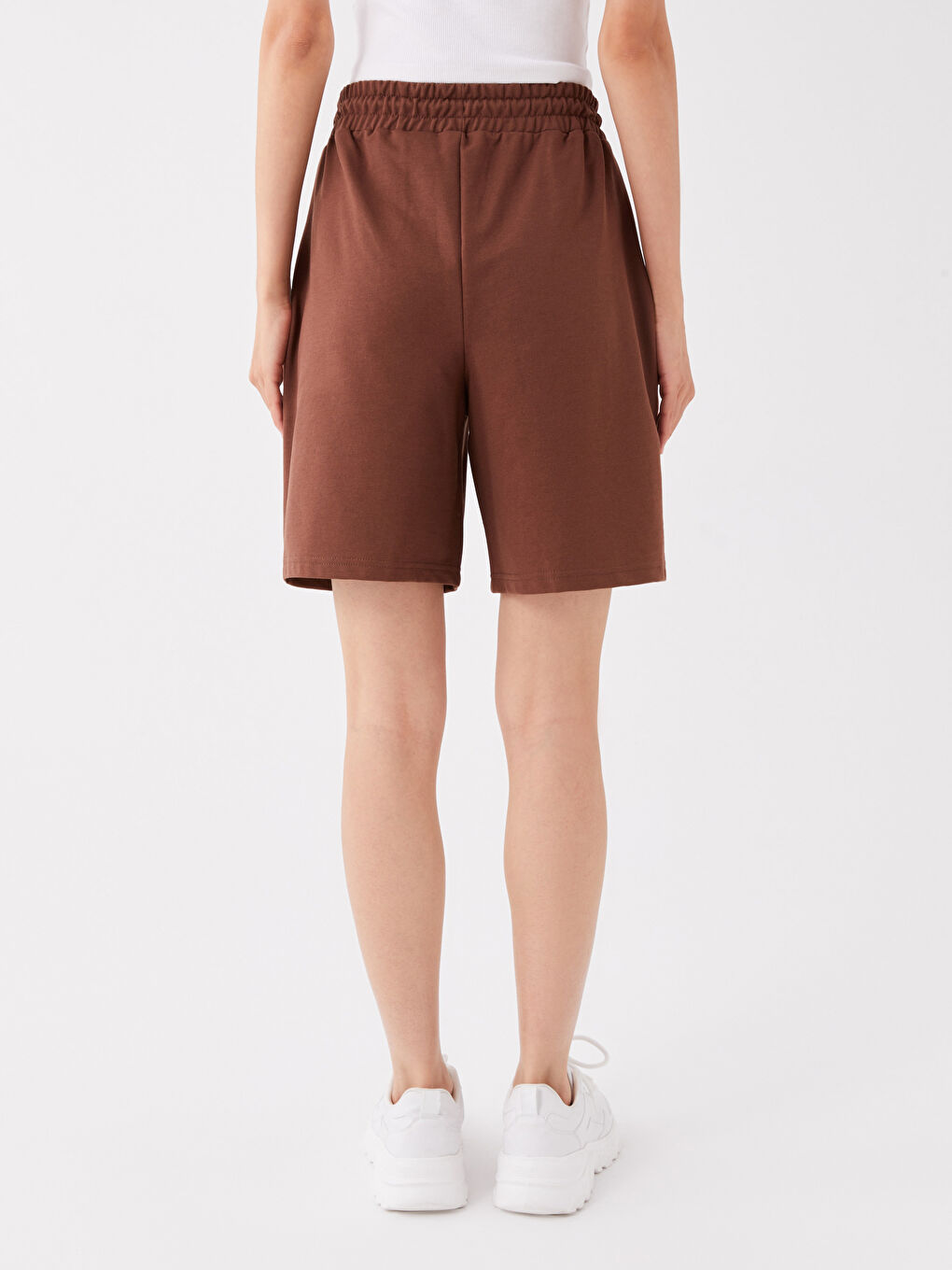 Elastic Waist Chip'n Dale Printed Women's Shorts -S3HM09Z8-HJZ