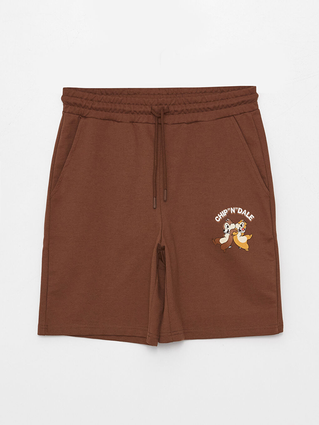 Elastic Waist Chip'n Dale Printed Women's Shorts -S3HM09Z8-HJZ