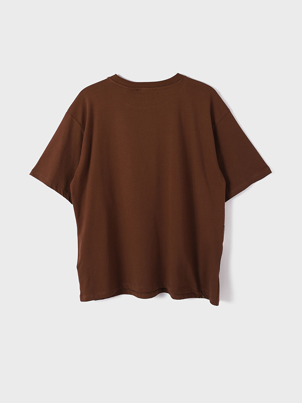Crew Neck Chip'n Dale Printed Short-Sleeve Oversized Women's T-Shirt-9