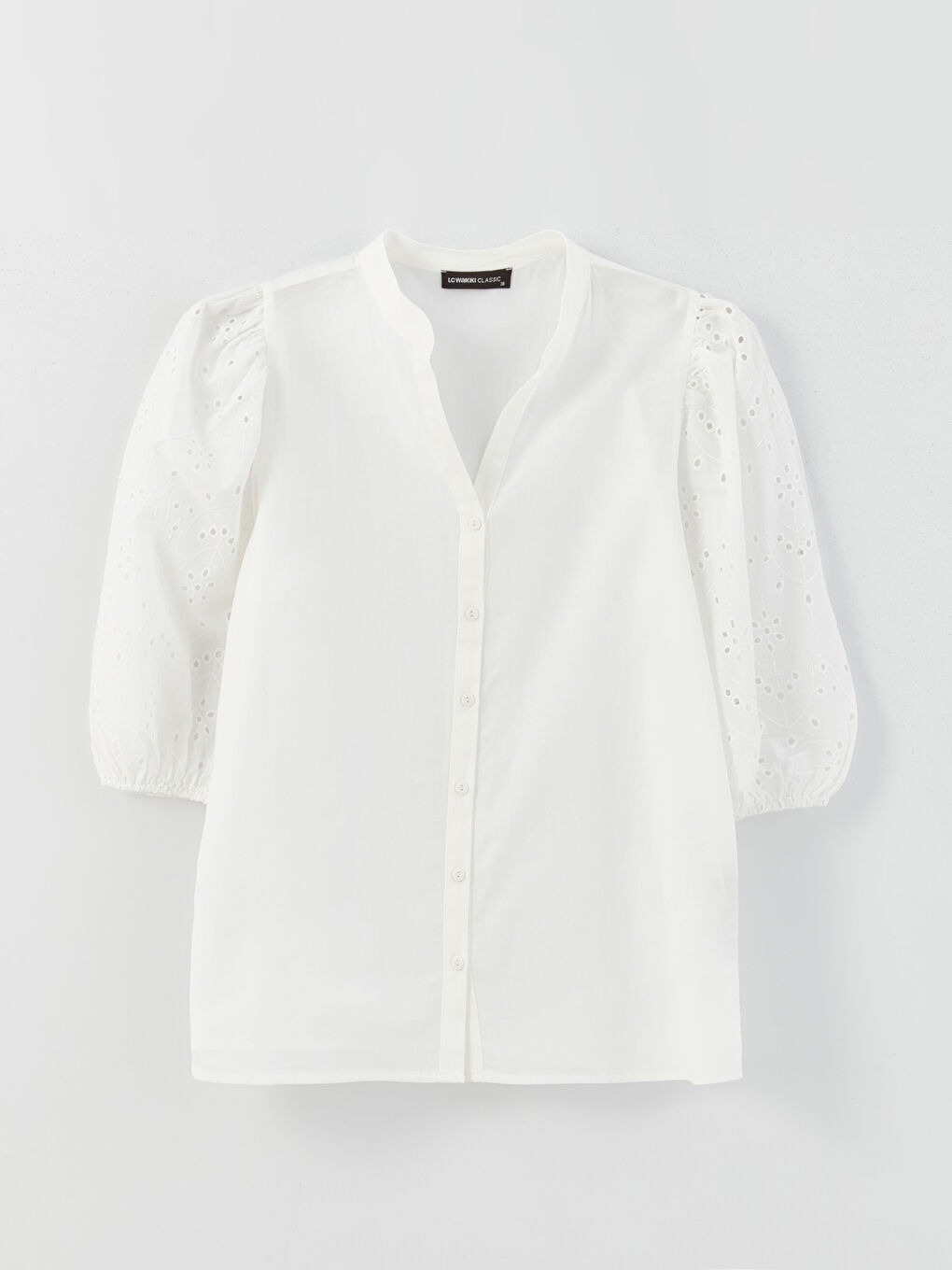 Chemise pour Femmes à Motifs avec Col Henley-5