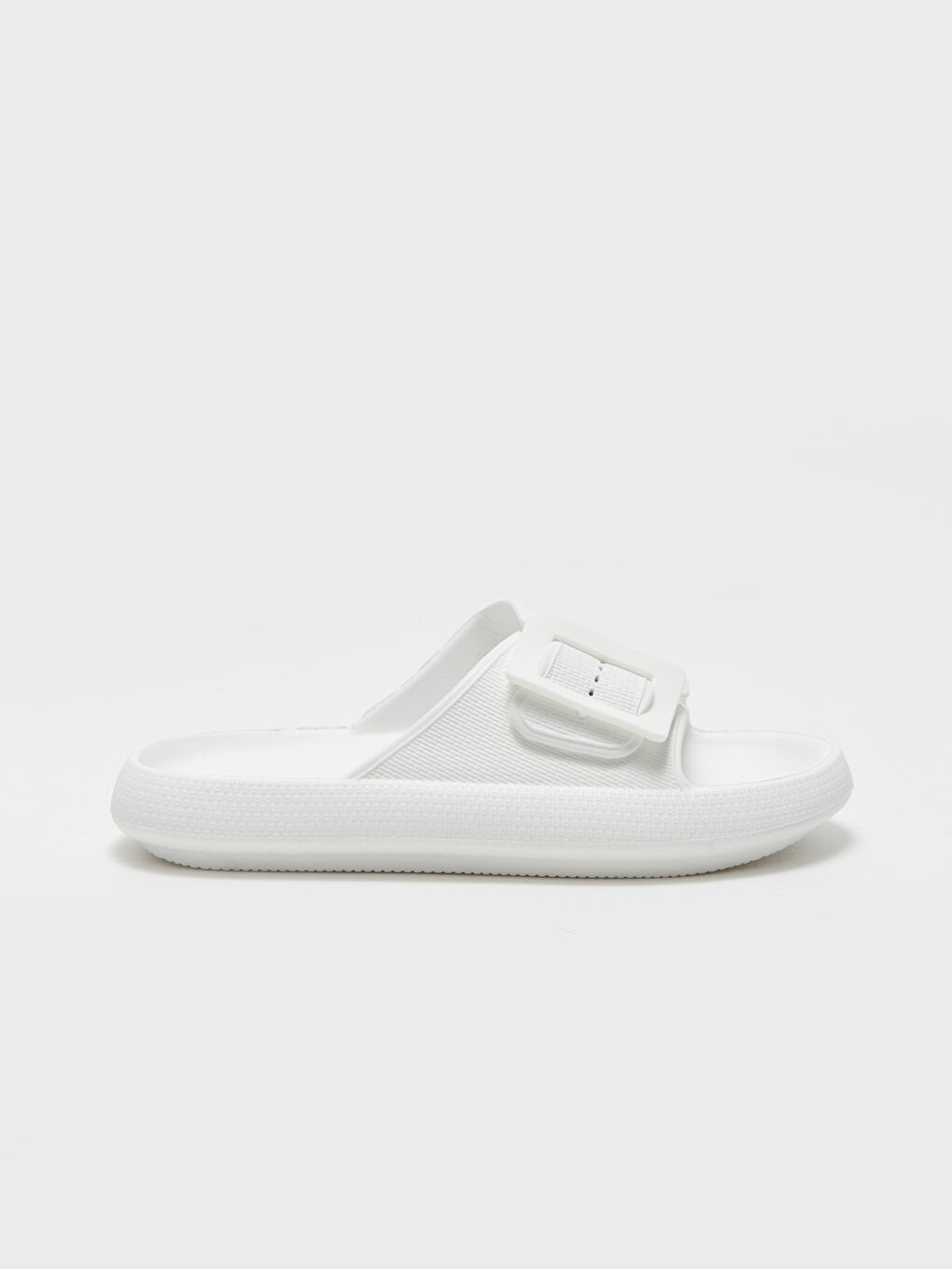 Single Band Buckled Women's Slippers-1