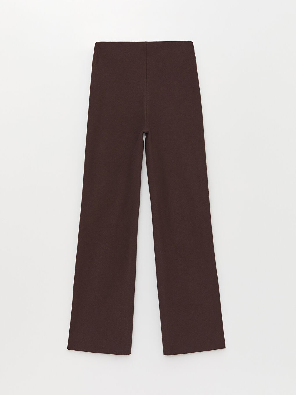 Pantalon de survêtement uni à jambe large et taille élastiquée pour femmes-6