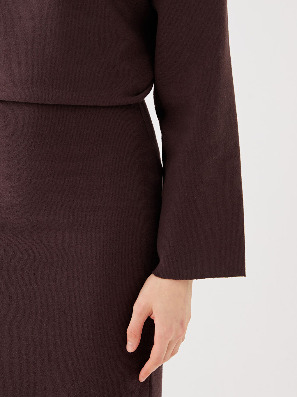 Women's Slim Fit Slit Detailed Skirt -S3HM36Z8-HFD