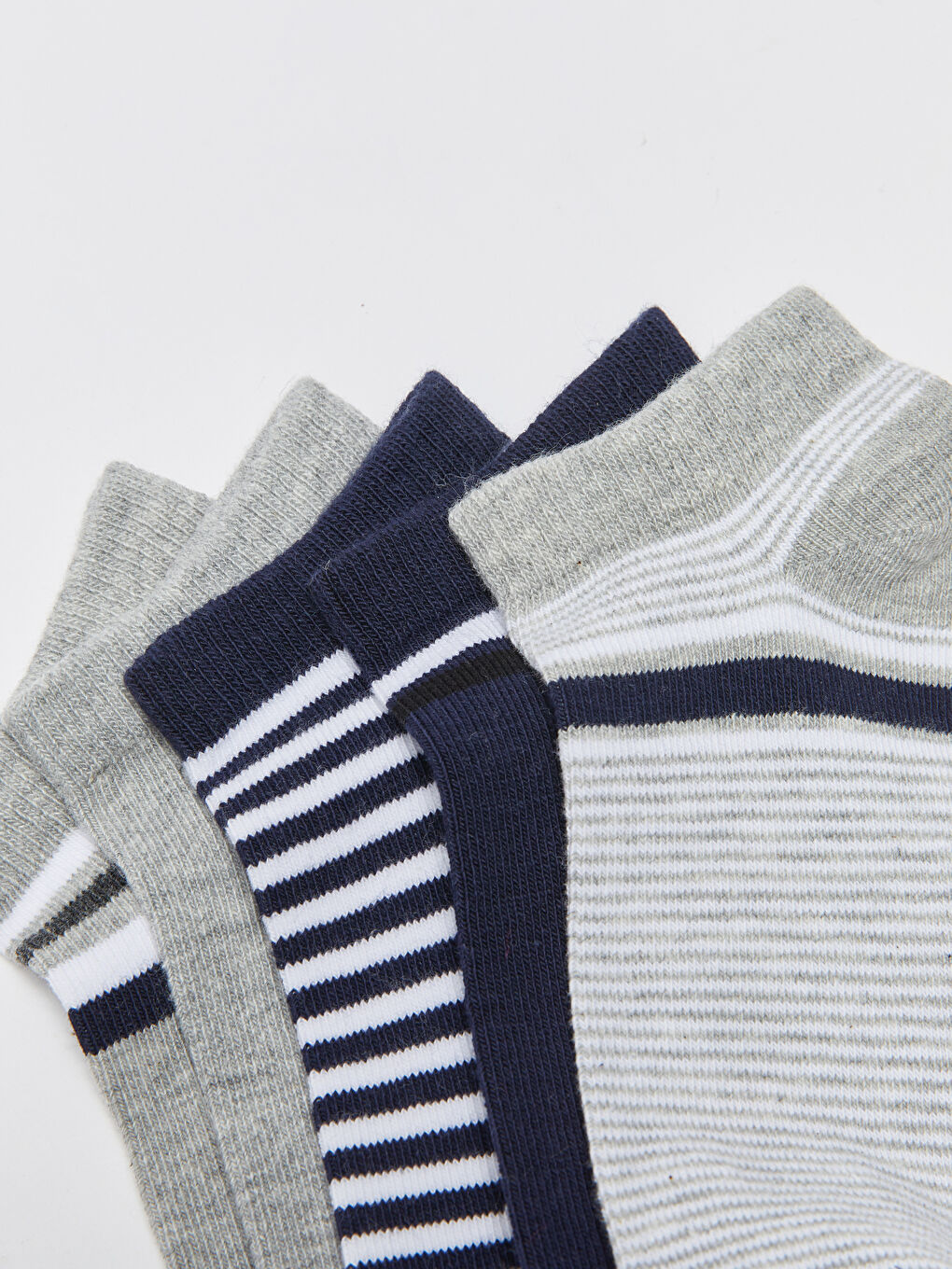 Karışık Çizgili Erkek Çocuk Patik Çorap 5'li-2