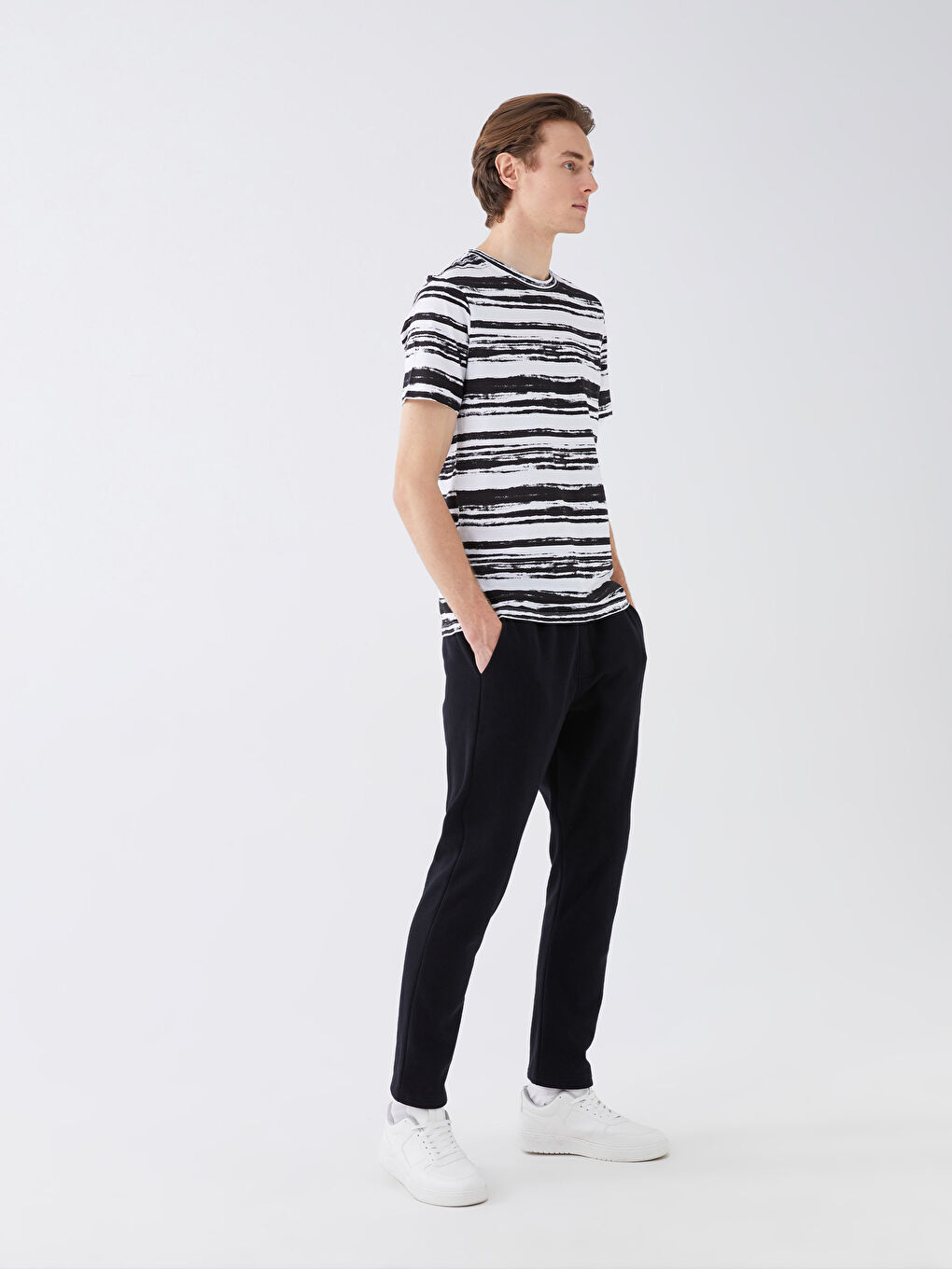 Slim Fit Men's Thick Sweatpants-1
