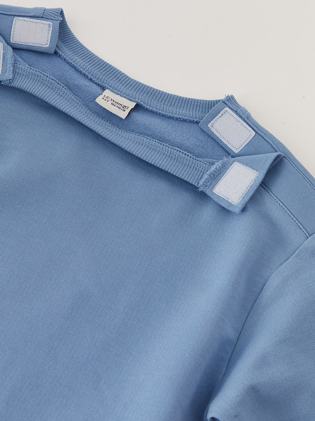 Crew Neck Basic Long Sleeve Unisex Kids Sweatshirt-3