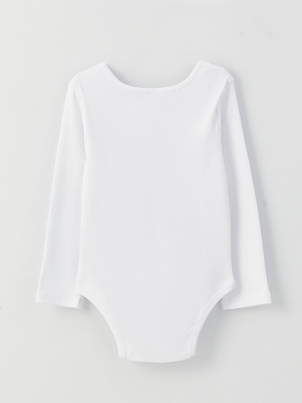 ياقة دائرية أساسي كم طويل يونيسكس أطفال سناب سناب بودي-2