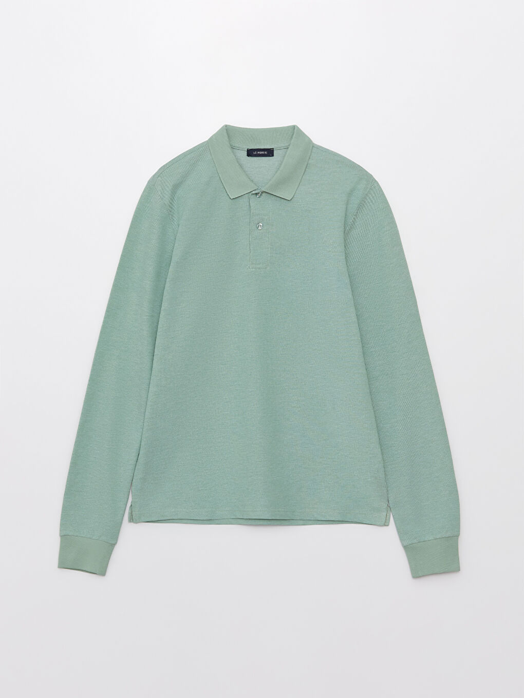 Polo Neck Long Sleeve Men's Sweatshirt-8