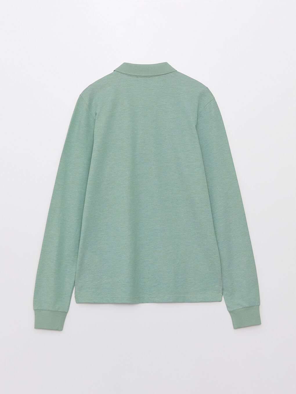 Polo Neck Long Sleeve Men's Sweatshirt-9