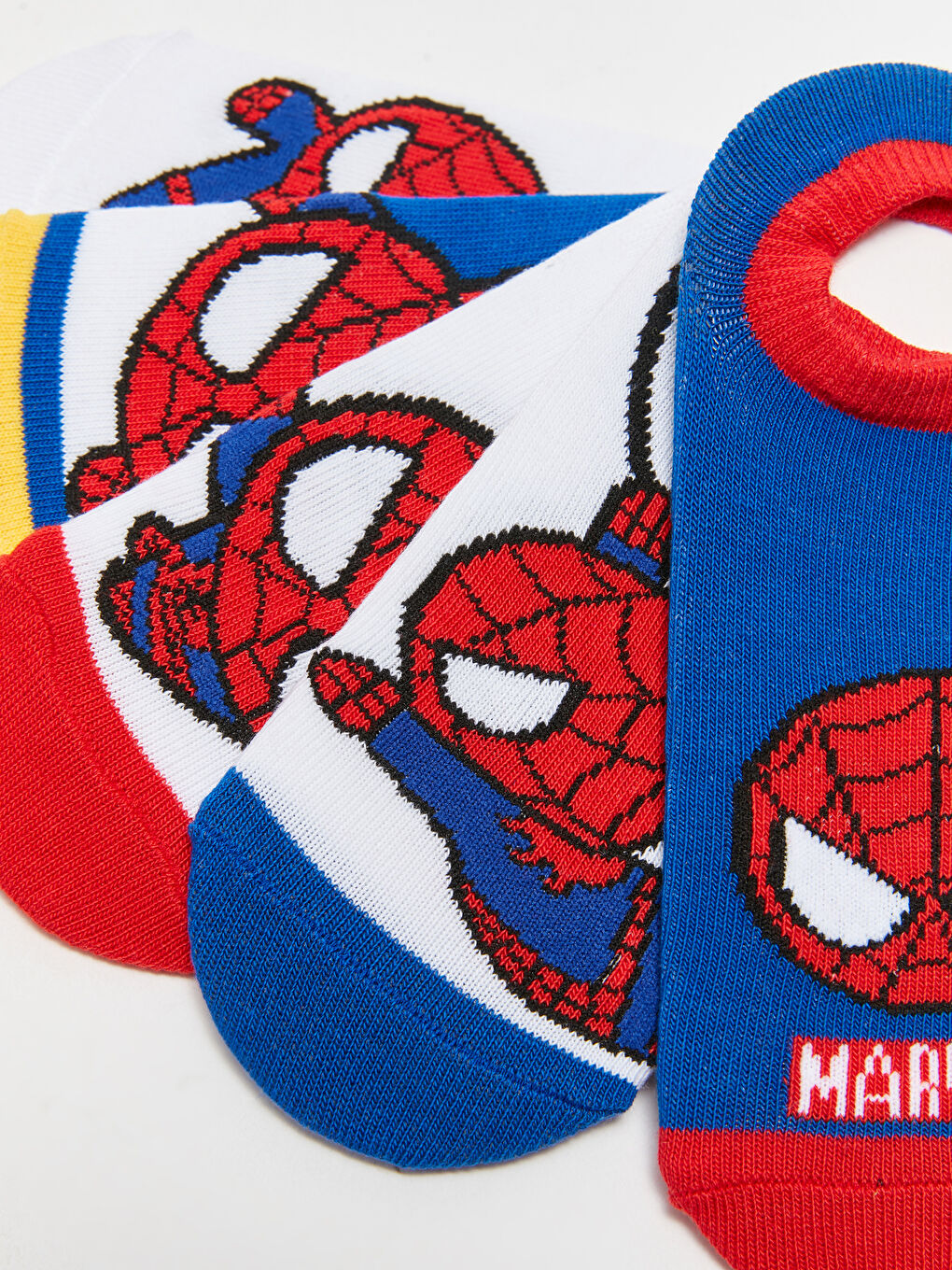 Chaussettes d'entraînement Garçons À Motifs Spider-Man Lot de 5 pièces-4