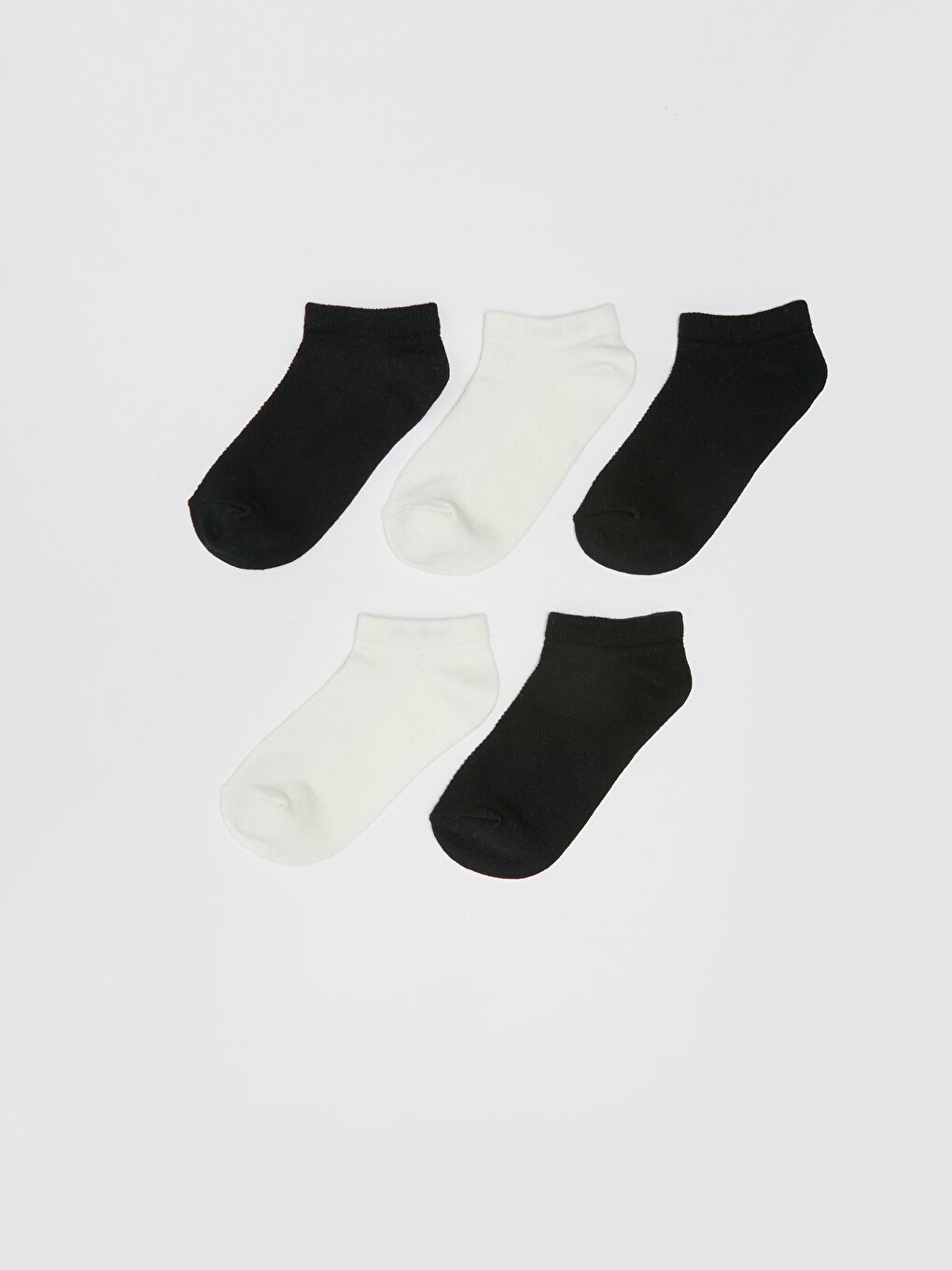 Basic Boys' Trainer Socks 5 Pack