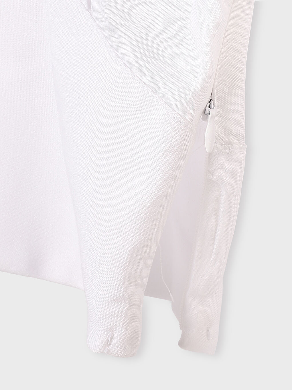 V-neck Short Sleeve Women Blouse-1