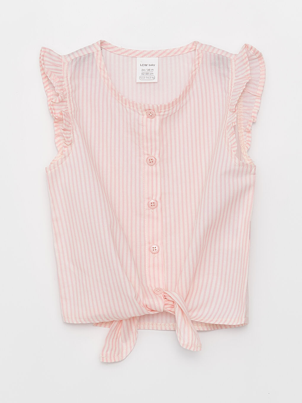 LCW baby Chemise Sans Manches Rayée Col Rond Fille Bébé -S3HN32Z1-LHK