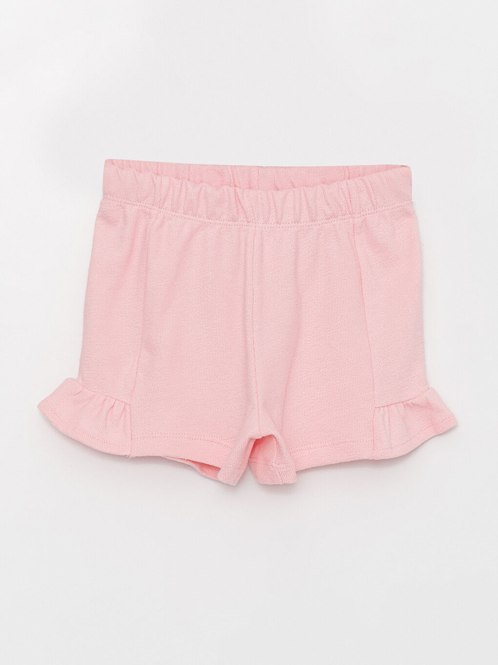 Crew Neck Short Sleeve Minnie Mouse Printed Baby Girl T-Shirt and Shorts 2-Piece Set-2