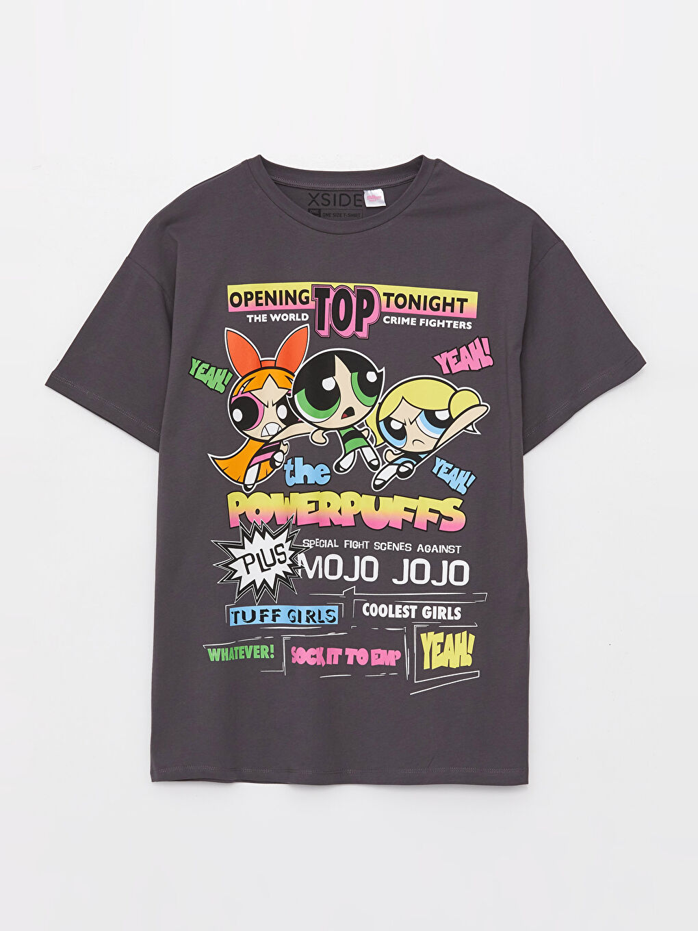 Crew Neck Powerpuff Girls Printed Women's T-Shirt -S3HN82Z8-RFL