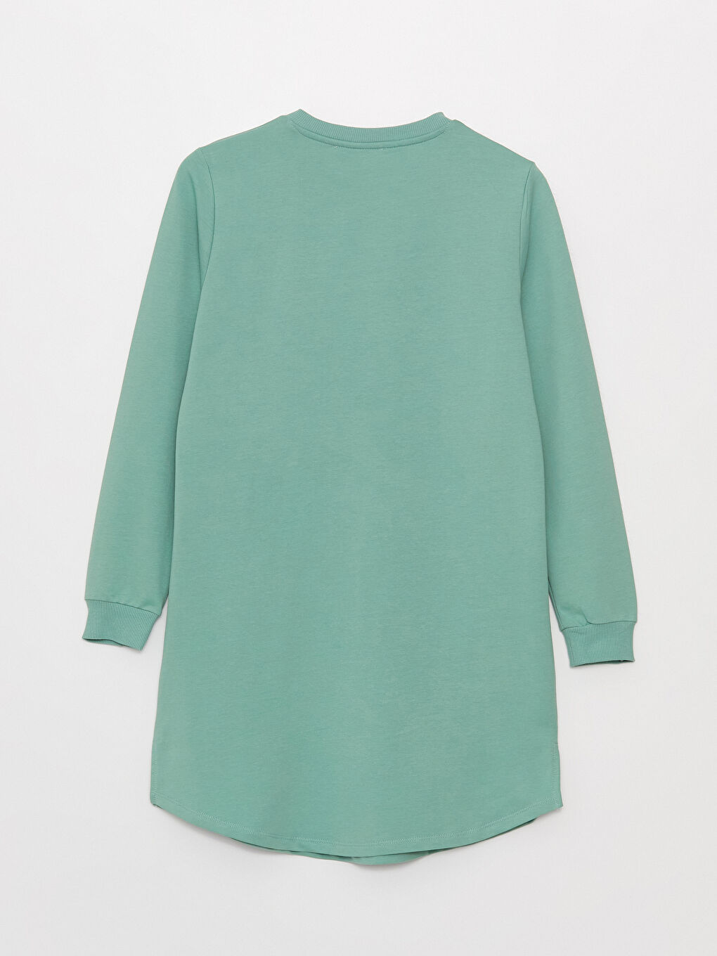 Crew Neck Printed Long Sleeve Women's Tunic-6