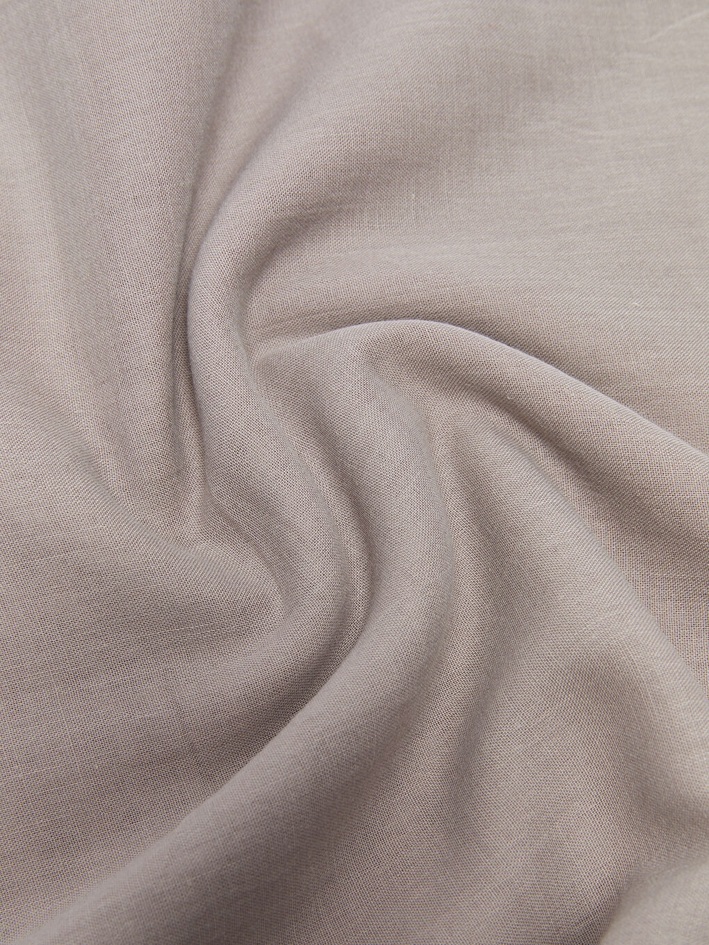 Gri Kadın Düz Pamuklu Şal-1