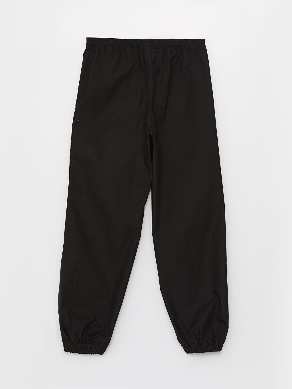 Siyah Beli Lastikli Basic Kız Çocuk Jogger Pantolon-1